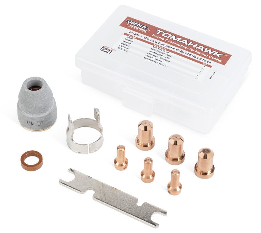 Lincoln Consumables Lincoln Tomahawk Plasma Consumable Kit - LC40 Torch KP5347-1