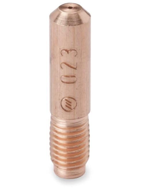 Miller copper welding contact tip with 023 size marking