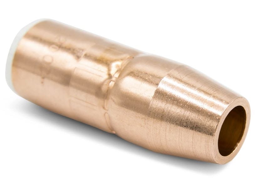 Copper welding nozzle