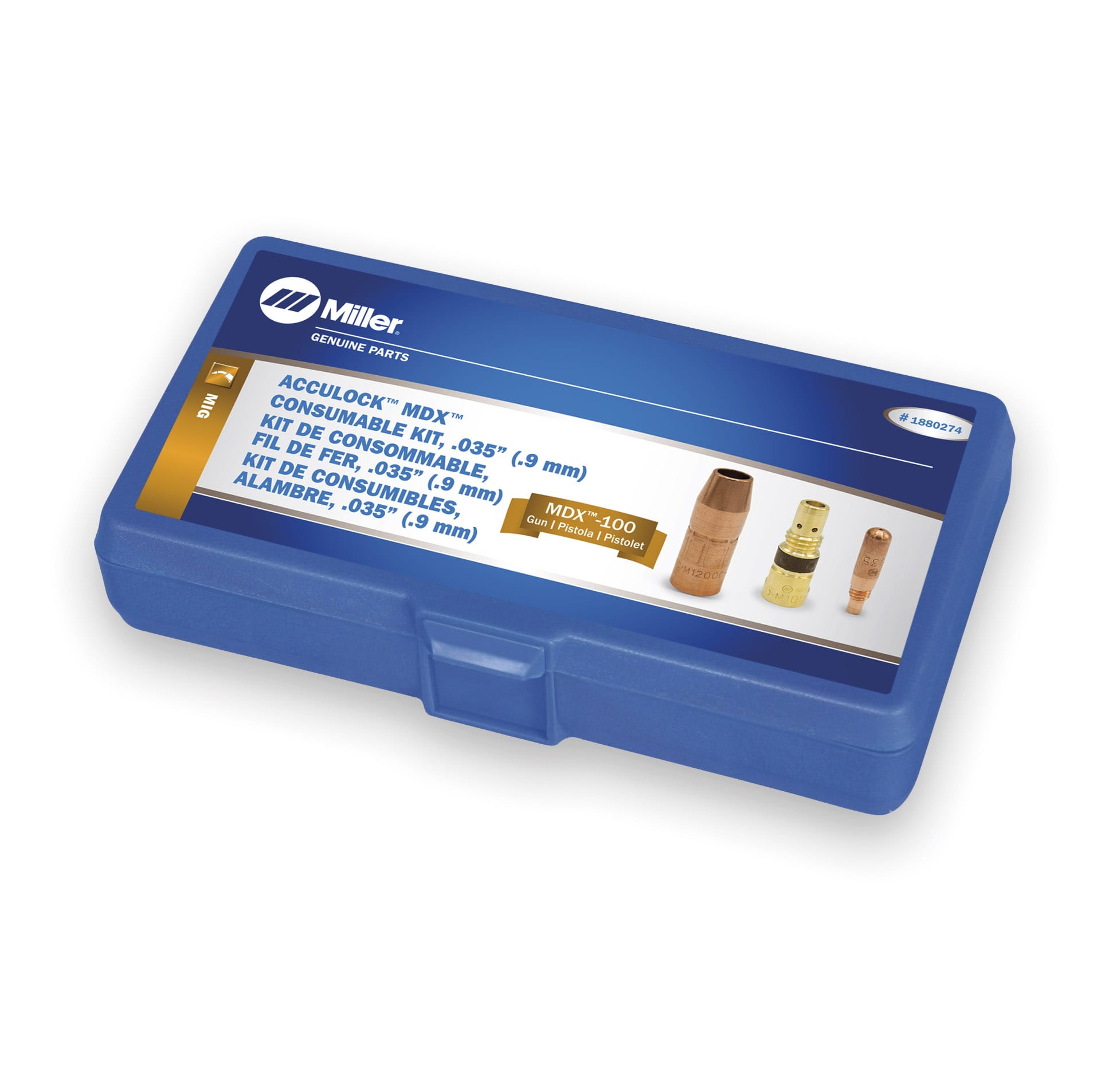 Miller MDX-100 Acculock MDX .035 Consumables Kit 1880274