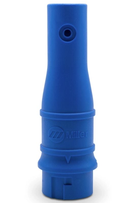 Blue Miller welding torch nozzle
