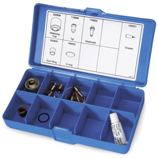Miller Consumables Miller Plasma Consumable Kit - ICE-60T Plasma Torch 239086