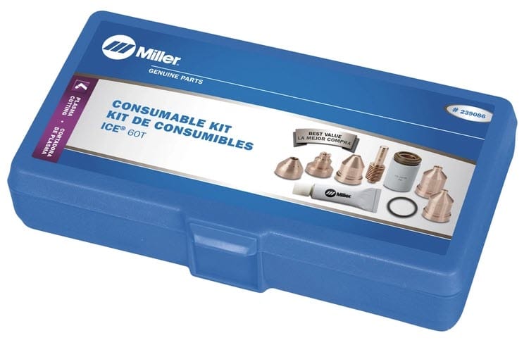 Miller Consumables Miller Plasma Consumable Kit - ICE-60T Plasma Torch 239086