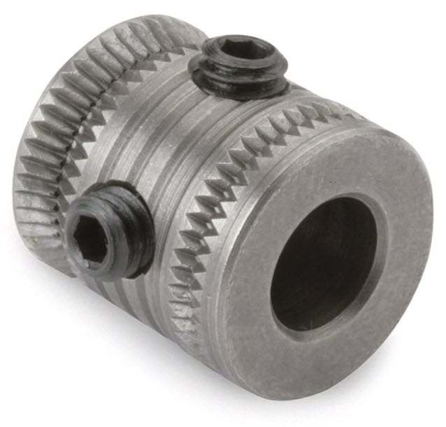 Miller metal drive roll with two set screws