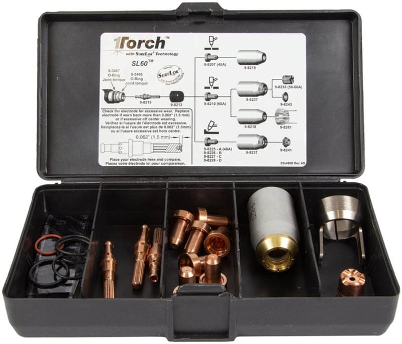 Thermal Dynamics Consumables Thermal Dynamics Plasma Spare Parts Kit, Manual 1Torch 40 Amp 5-0050