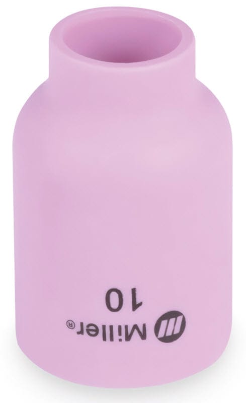 Pink ceramic TIG welding nozzle size 10