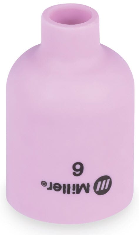 Pink ceramic TIG welding nozzle size 6