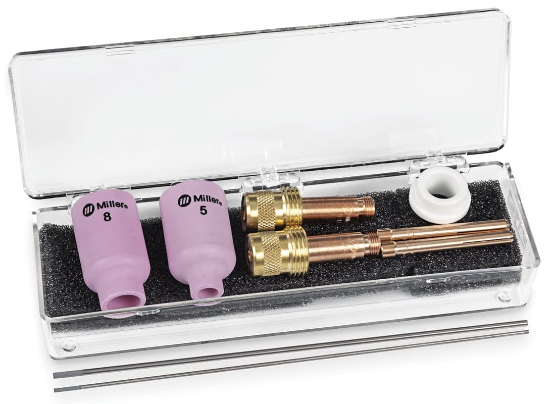 Weldcraft Consumables Weldcraft Gas Lens Accessory Kit for Air-Cooled TIG Torches 301876