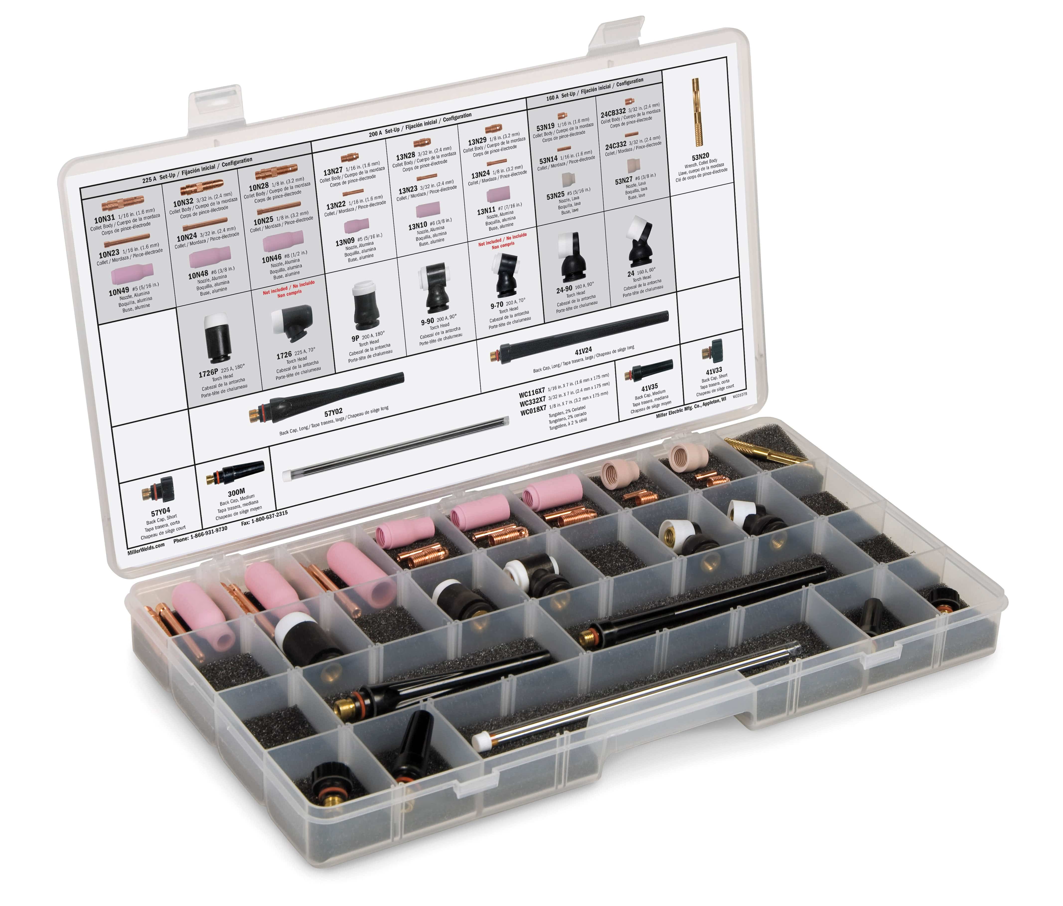 Weldcraft Consumables Weldcraft TIG Torch Kit - AK-225MFC (Modular Flex Complete)