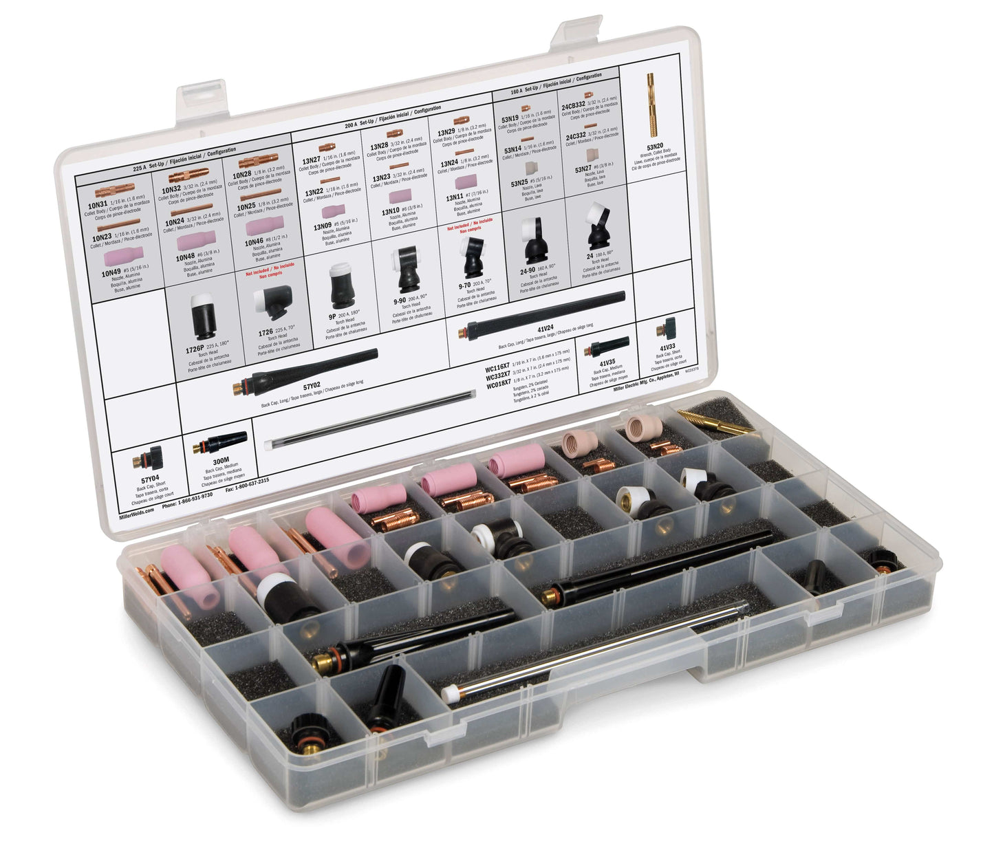 Weldcraft Consumables Weldcraft TIG Torch Kit - AK-225MFC (Modular Flex Complete)