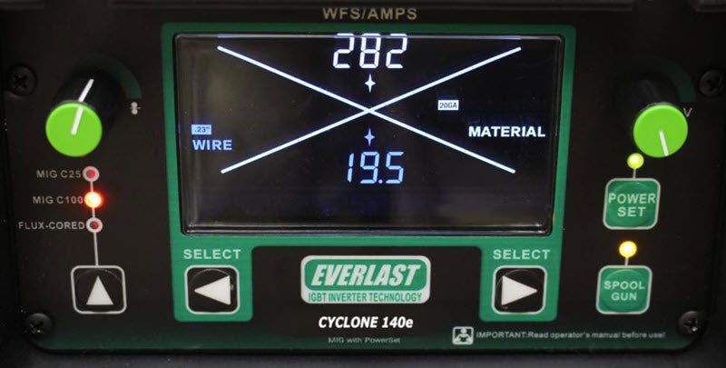 Everlast Cyclone 140E MIG Welder CLN-140E