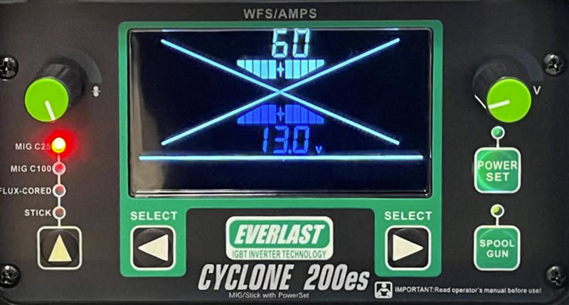 Everlast Cyclone 200ES MIG Welder CLN-200ES