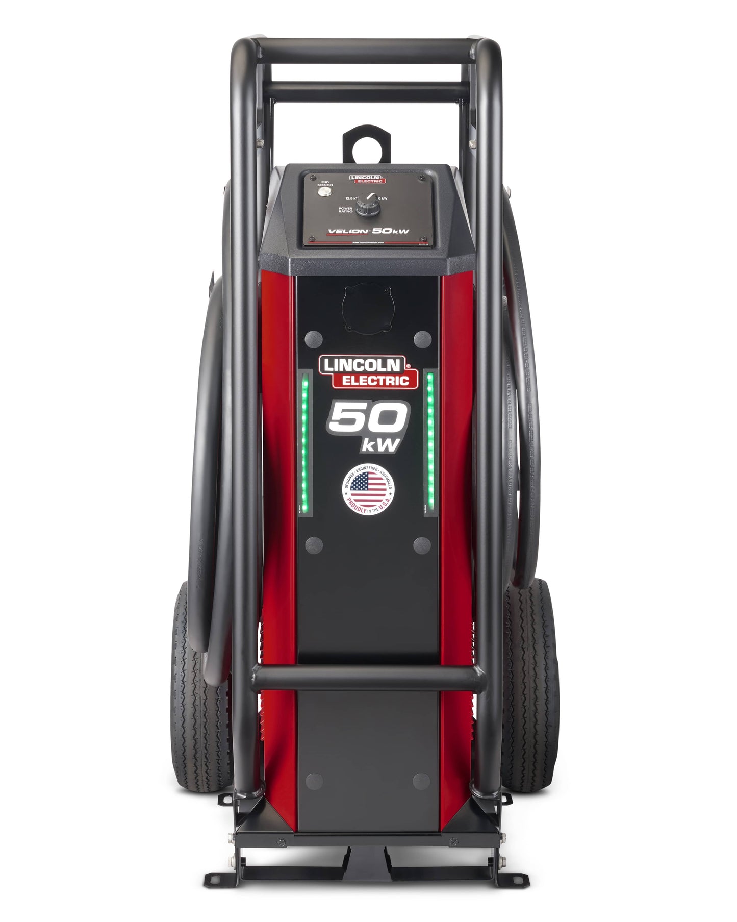 Lincoln EV Chargers Lincoln Velion 50kW Mobile DC Fast EV Charger w/Roll Cage, Wheels & CCS1 Cable One-Pak® K6022