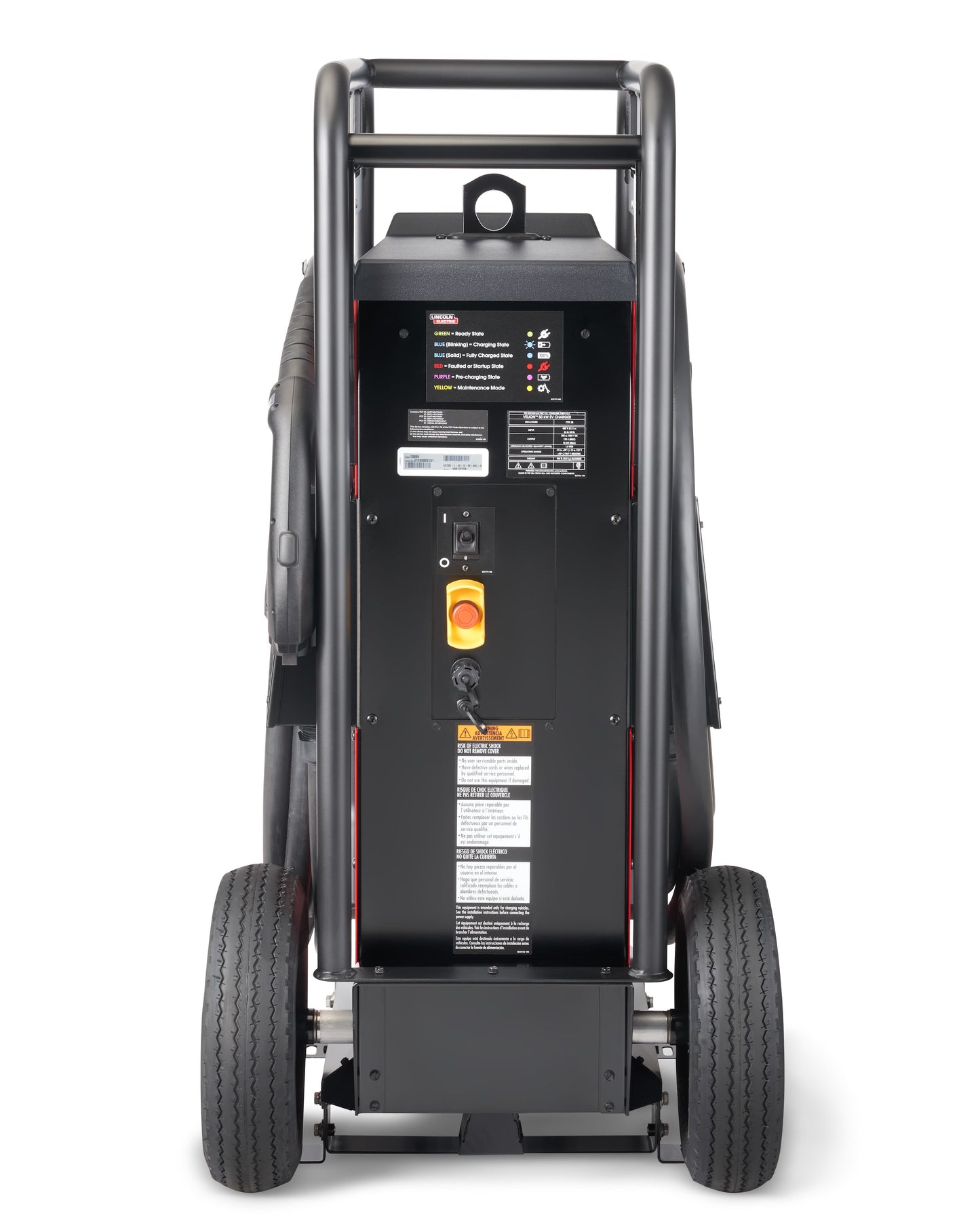 Lincoln EV Chargers Lincoln Velion 50kW Mobile DC Fast EV Charger w/Roll Cage, Wheels & CCS1 Cable One-Pak® K6022