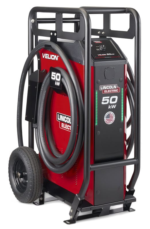 Lincoln Velion 50kW Mobile DC Fast EV Charger w/Roll Cage, Wheels & CCS1 Cable One-Pak® K6022