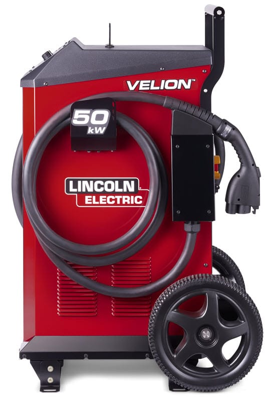 Lincoln EV Chargers Lincoln Velion 50kW Mobile DC Fast EV Charger w/Wheels & CCS1 Cable One-Pak K6021