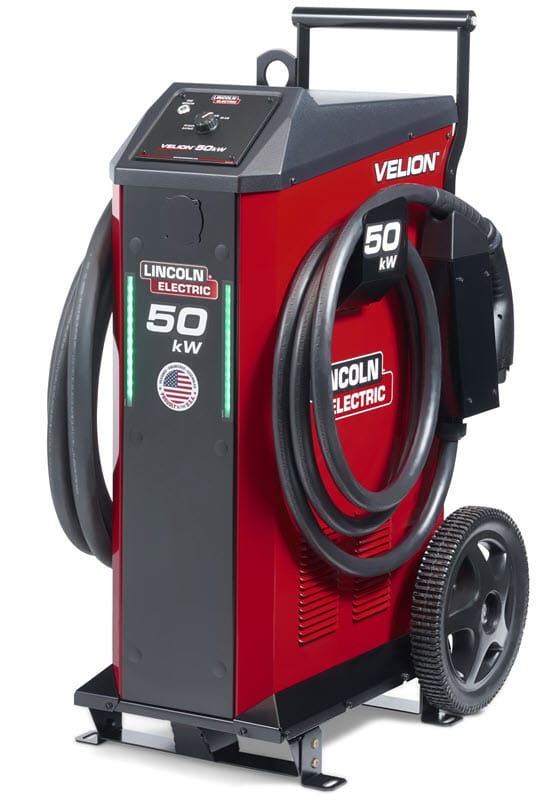 Lincoln EV Chargers Lincoln Velion 50kW Mobile DC Fast EV Charger w/Wheels & CCS1 Cable One-Pak K6021