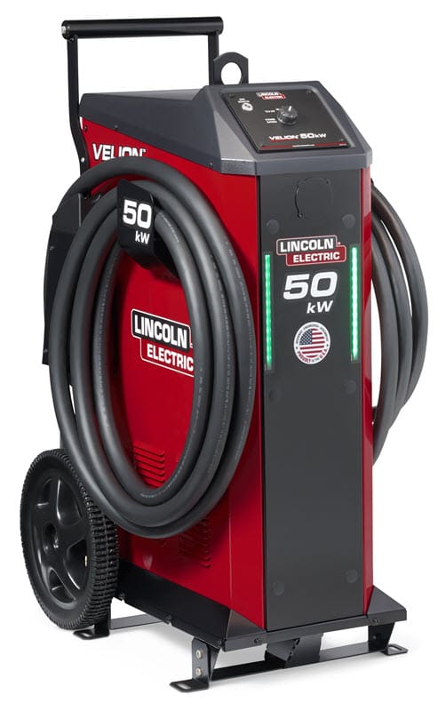 Lincoln EV Chargers Lincoln Velion 50kW Mobile DC Fast EV Charger w/Wheels & CCS1 Cable One-Pak K6021