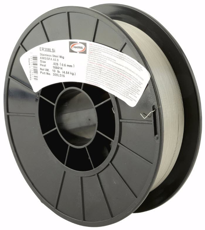 Harris Filler Metals Harris 308LSi Stainless Steel MIG Welding Wire-10# Spool
