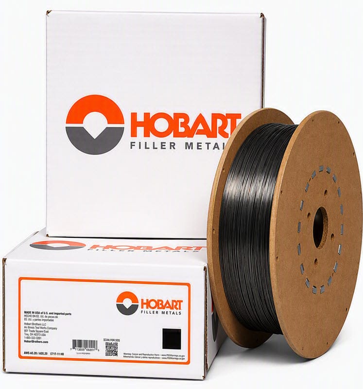 Hobart Filler Metals Hobart Fabshield XLR-8 E71T-8J-H8 Flux-Cored Welding Wire - 20 lb. Spool