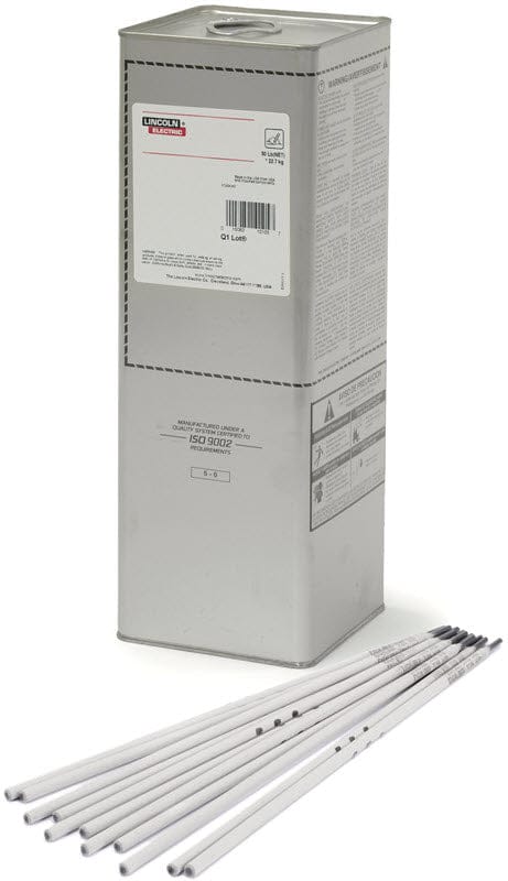 Lincoln Filler Metals Lincoln Excalibur 7018 MR Stick Welding Electrode - 3,000 lb. Pallet (50 lb. Easy Open Cans)