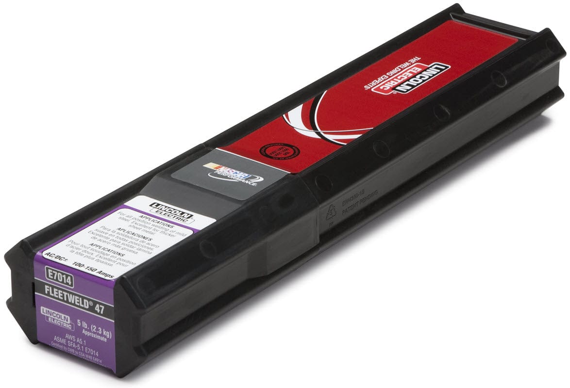 Lincoln Fleetweld 47-RSP E7014 Stick Welding Electrode - 5 lb. Tube