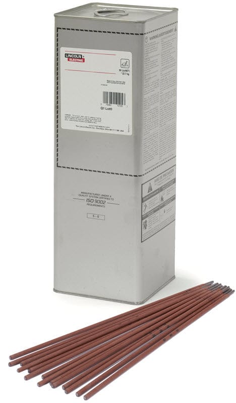 Lincoln Filler Metals Lincoln Fleetweld 5P E6010 Stick Welding Electrode - 3,000 lb. Pallet (50 lb. Easy Open Cans)