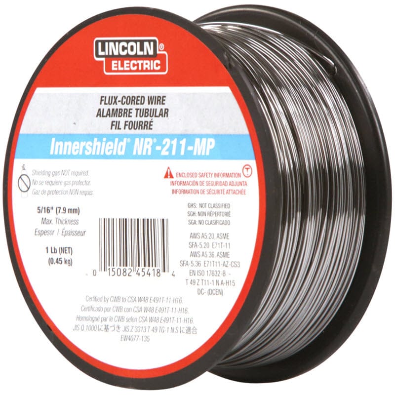 Lincoln Filler Metals Lincoln Innershield NR-211-MP Flux-Cored Welding Wire - 1 lb. Spool