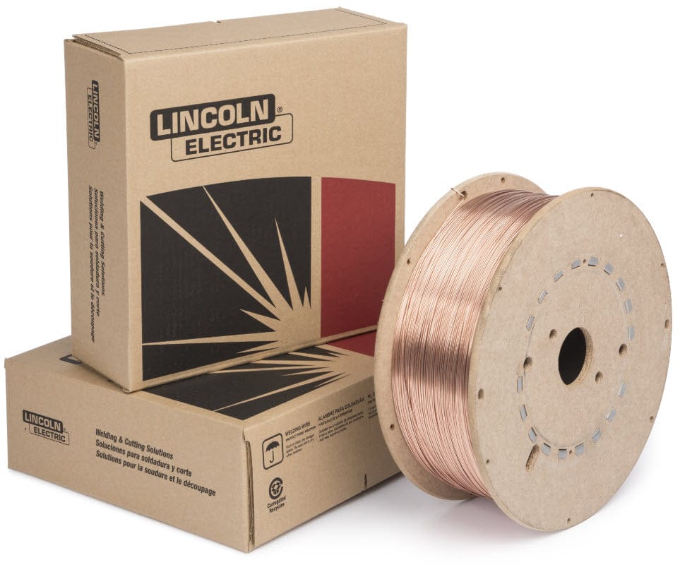 Lincoln Filler Metals Lincoln SuperArc L-56 ER70S-6 MIG Welding Wire - 44 lb. Fiber Spool
