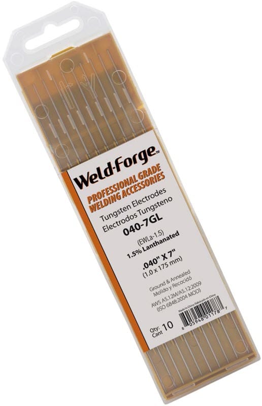 Weld-Forge Filler Metals .040 Weld-Forge 1.5% Lanthanated Tungsten Electrode