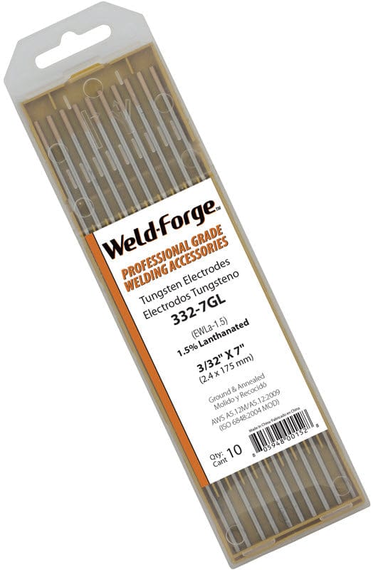 Weld-Forge Filler Metals 3/32 Weld-Forge 1.5% Lanthanated Tungsten Electrode