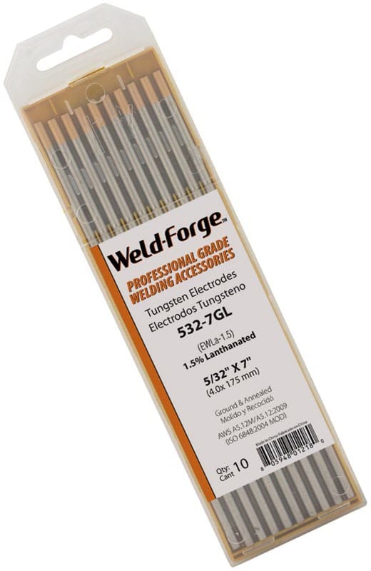 Weld-Forge Filler Metals 5/32 Weld-Forge 1.5% Lanthanated Tungsten Electrode
