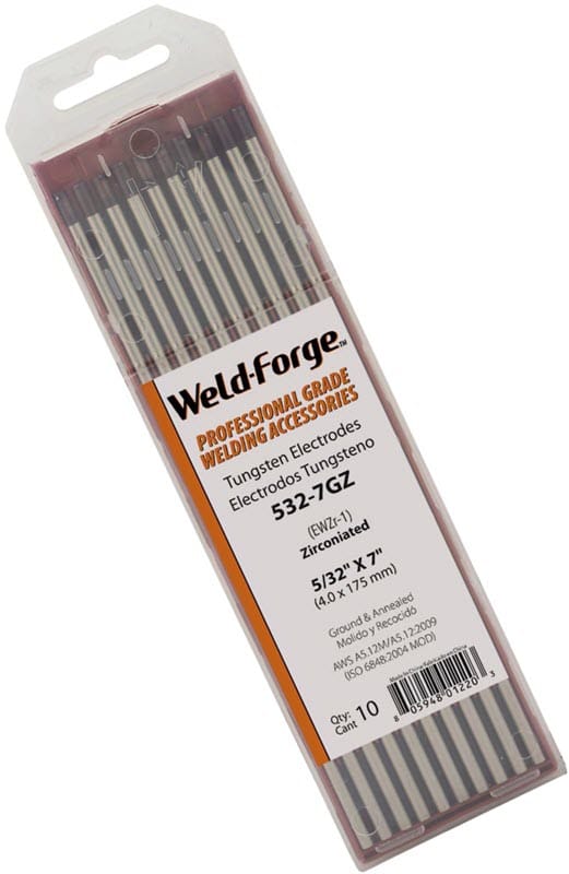 Weld-Forge Filler Metals 5/32 Weld-Forge 1% Zirconiated Tungsten Electrode