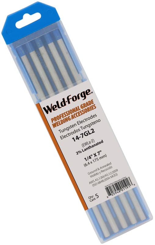 Weld-Forge Filler Metals 1/4 Weld-Forge 2% Lanthanated Tungsten Electrode