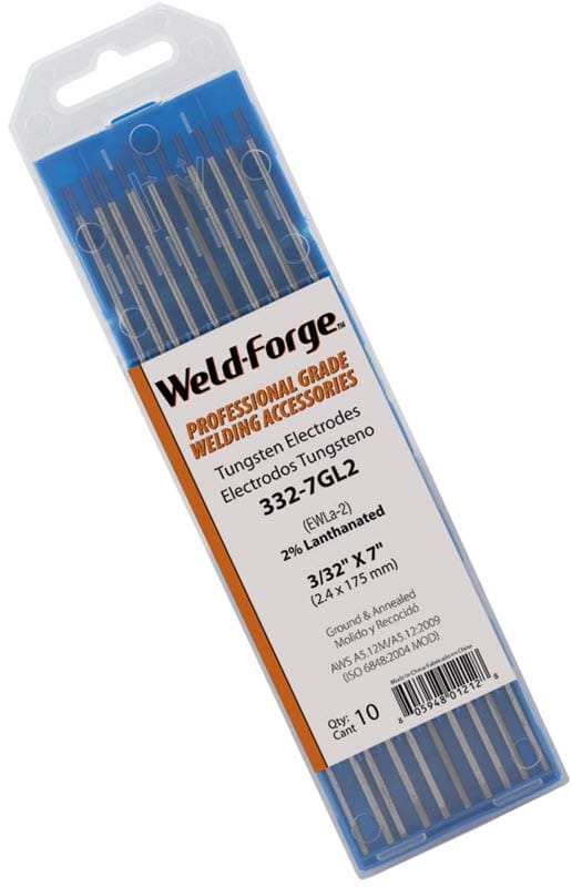 Weld-Forge Filler Metals 3/32 Weld-Forge 2% Lanthanated Tungsten Electrode