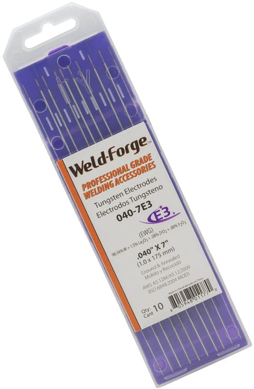 Weld-Forge Filler Metals .040 Weld-Forge E3 Tungsten Electrode
