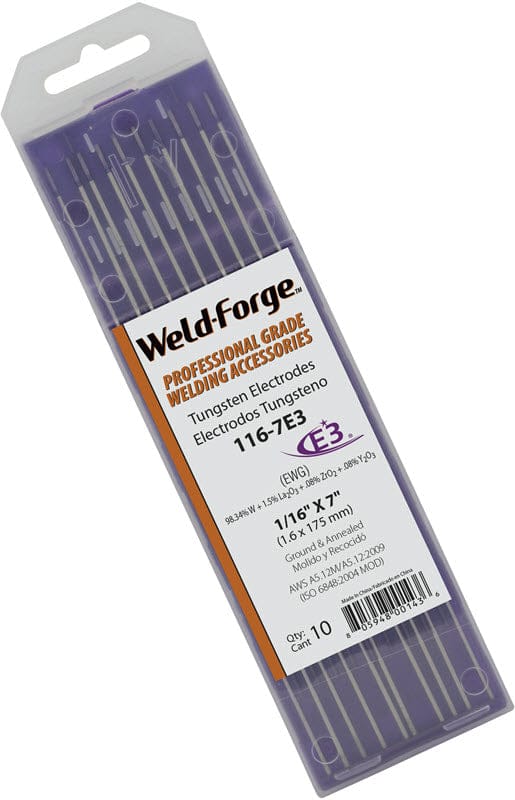 Weld-Forge Filler Metals 1/16 Weld-Forge E3 Tungsten Electrode