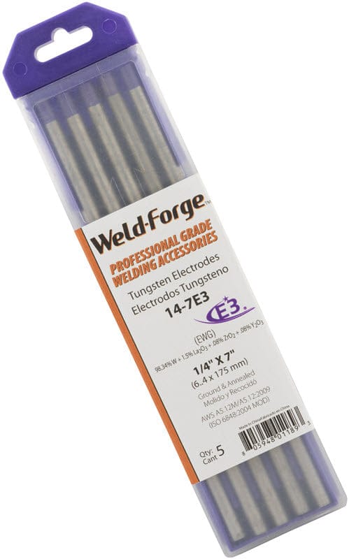 Weld-Forge Filler Metals 1/4 Weld-Forge E3 Tungsten Electrode