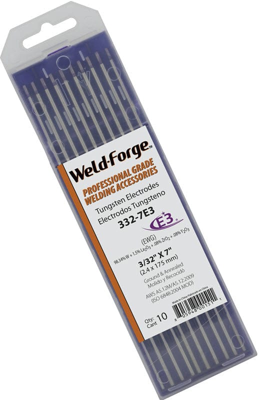 Weld-Forge Filler Metals 3/32 Weld-Forge E3 Tungsten Electrode