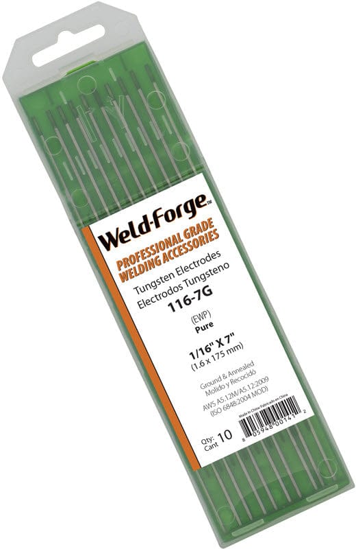 Weld-Forge Filler Metals 1/16 Weld-Forge Pure Tungsten Electrode