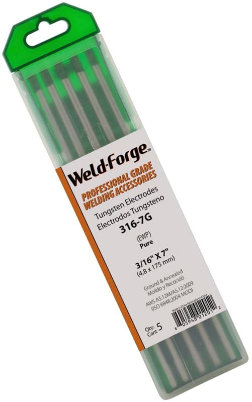 Weld-Forge Filler Metals 3/16 Weld-Forge Pure Tungsten Electrode