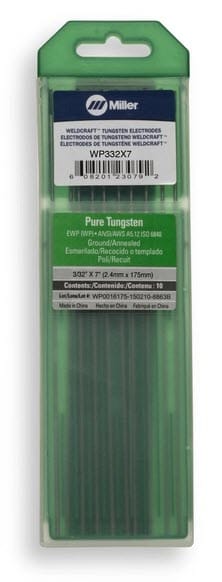 Weldcraft Filler Metals 3/32 Weldcraft Pure Tungsten Electrode