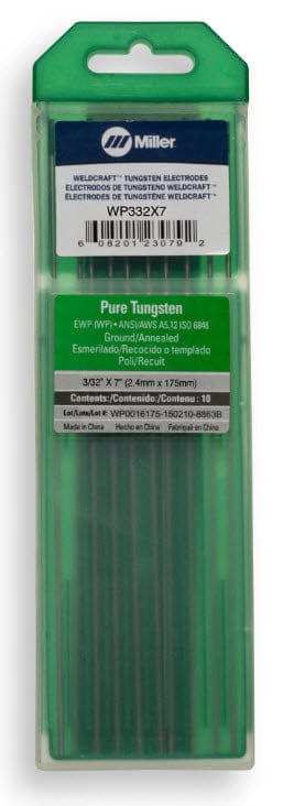 Weldcraft Filler Metals Weldcraft Pure Tungsten Electrode WP332X7