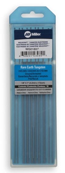 Weldcraft Filler Metals 1/8 Weldcraft Rare Earth Tungsten Electrode