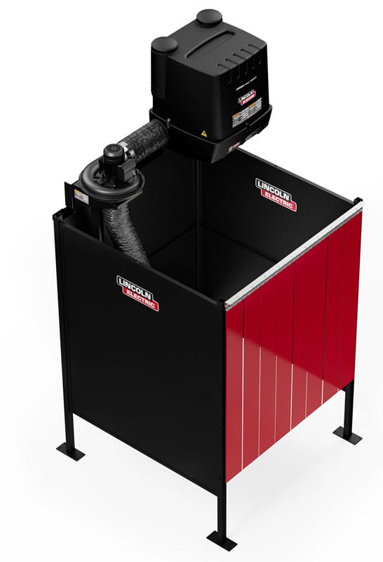 Cyberweld Fume Extractors 1-Phase, 120 Volt Lincoln Prism 5' X 5' Single Fume Extraction Weld Booth One-Pak K5563-1