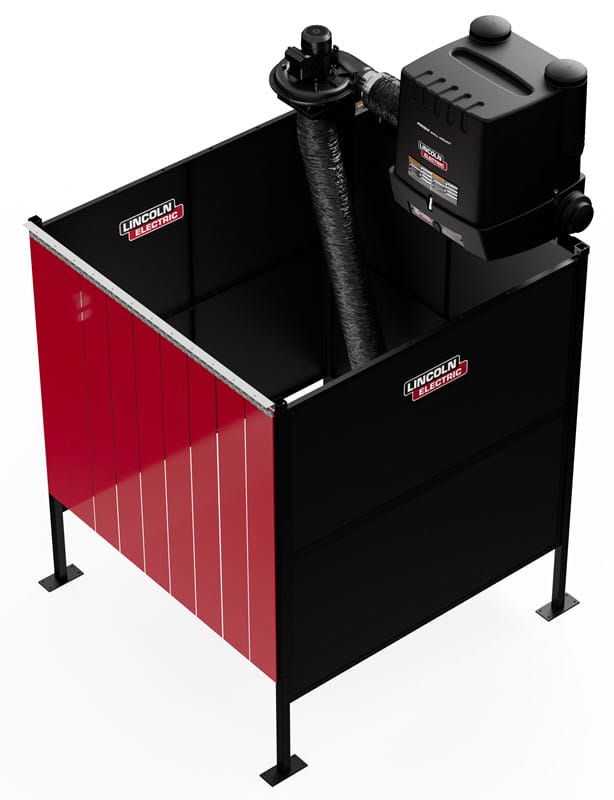 Lincoln Prism 6' X 6' Single Fume Extraction Weld Booth One-Pak K5563-3