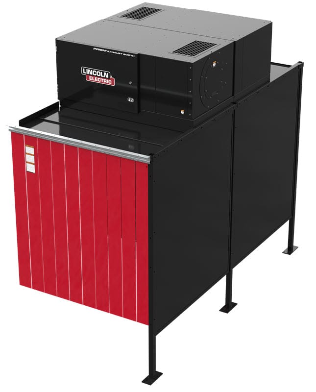 Lincoln Fume Extractors 3-Phase, 230 Volt Lincoln Prism Back-to-Back Add-On Fume Exhaust Booth - 230V, 3 Phase One-Pak K5664-4