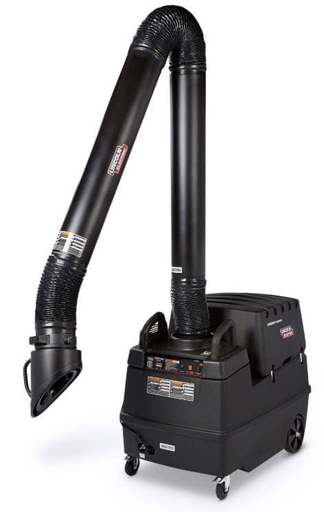 Lincoln Fume Extractors 13 ft Lincoln Prism Mobile w/Mechanized Cleaning  - MERV 16 SL One-Pak