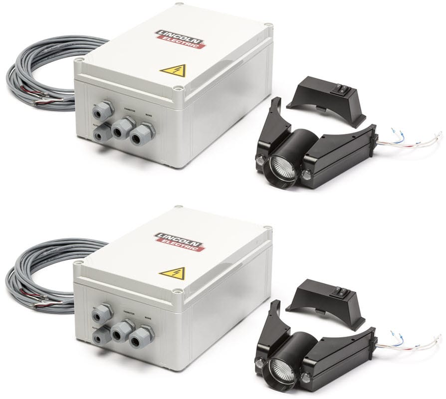 Lincoln Fume Extractors Lincoln Prism Wall Mount Fume Extractor - Dual Arm MERV 14, Arc Sensor/Lamp Kit One-Pak K4261