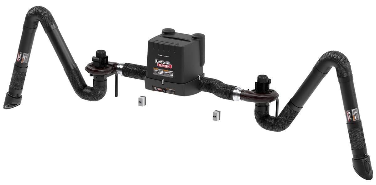 Lincoln Prism Wall Mount Fume Extractor - Dual Arm MERV 14 One-Pak K4261